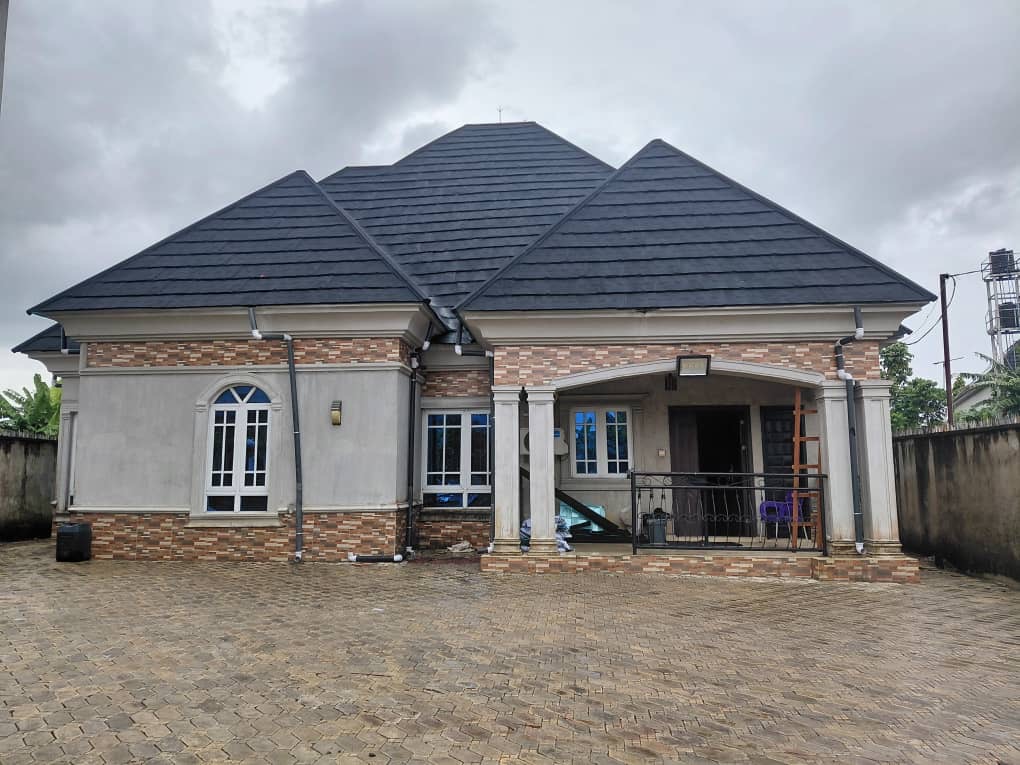 Stone coated roofing tiles project