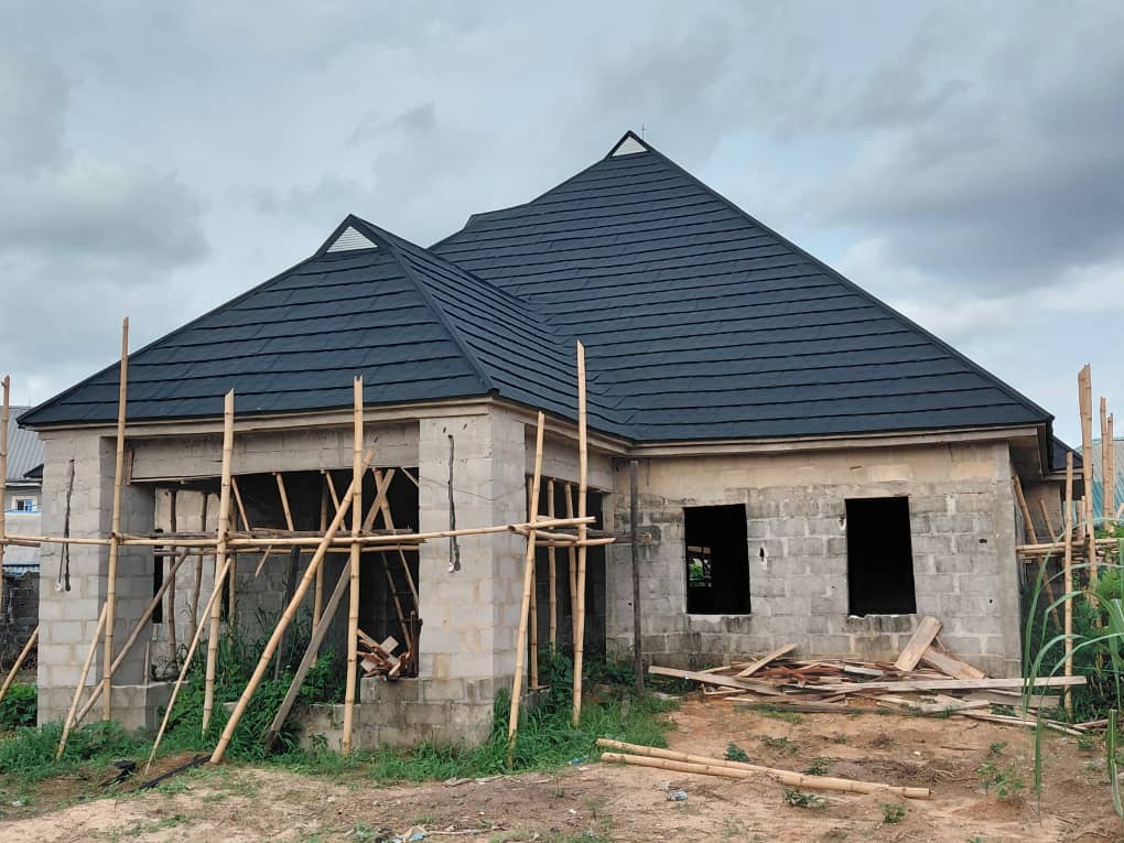 Stone coated roofing project